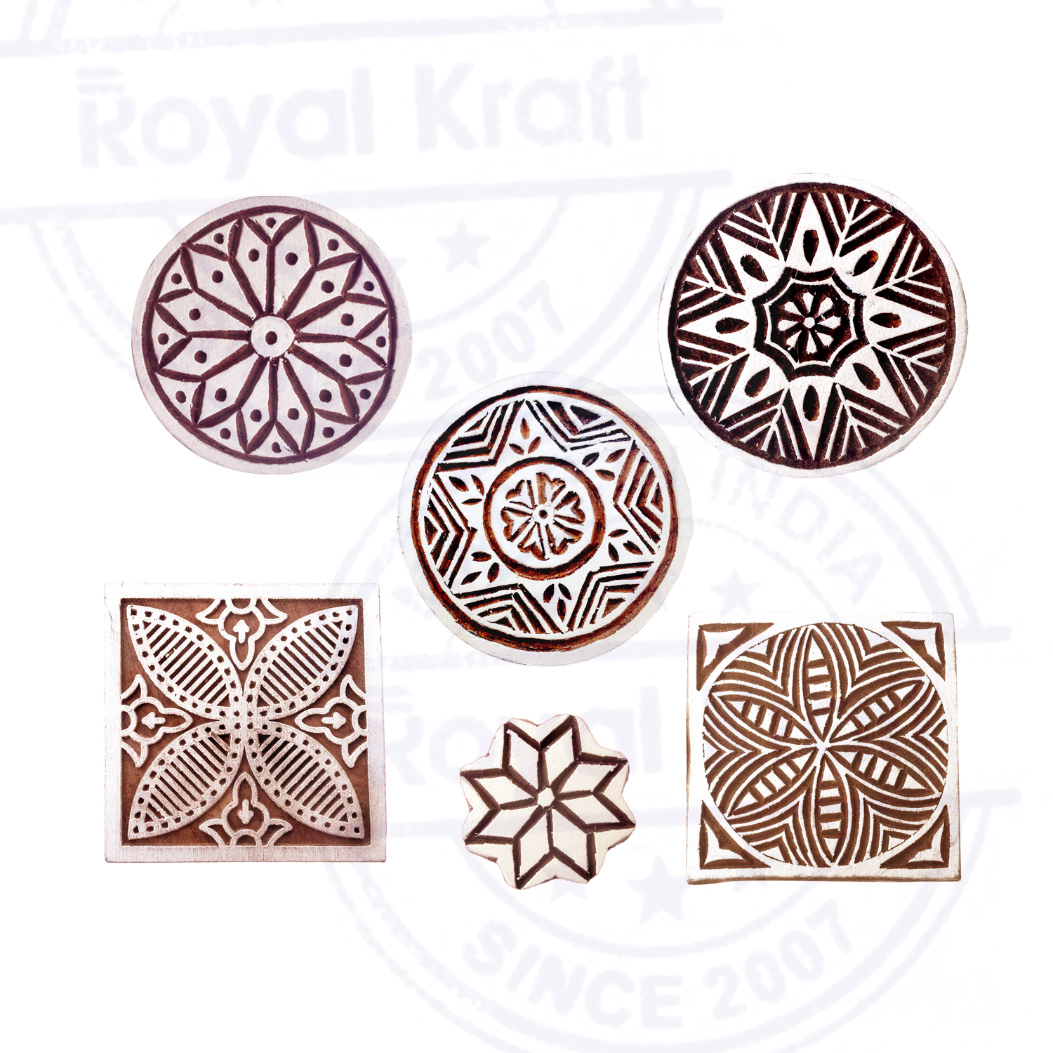 Round Printing Stamps 2 inches