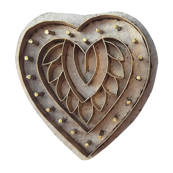 Heart Brass Stamps - Single