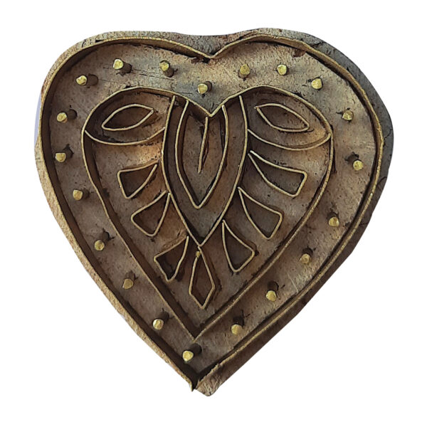 Heart Brass Stamps - Single