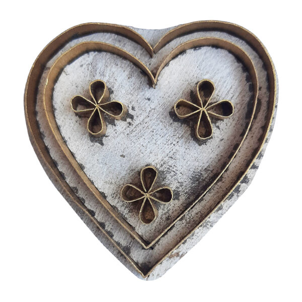 Heart Brass Stamps - Single