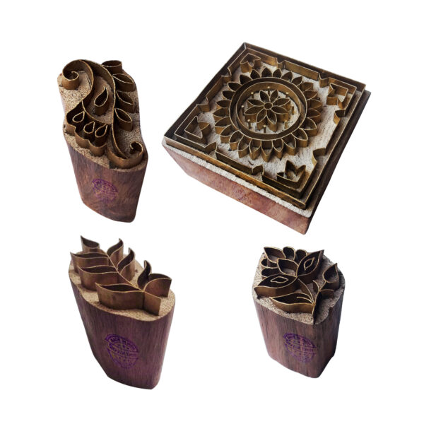 Square Brass Stamps - Set