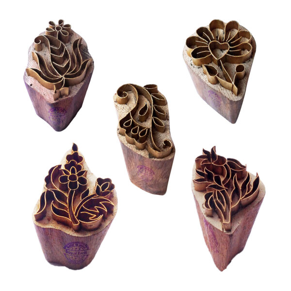 Floral Brass Stamps - Set