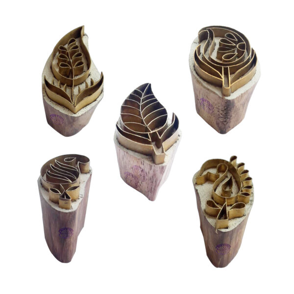 Floral Brass Stamps - Set