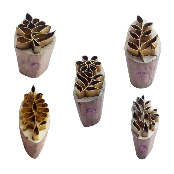 Floral Brass Stamps - Set