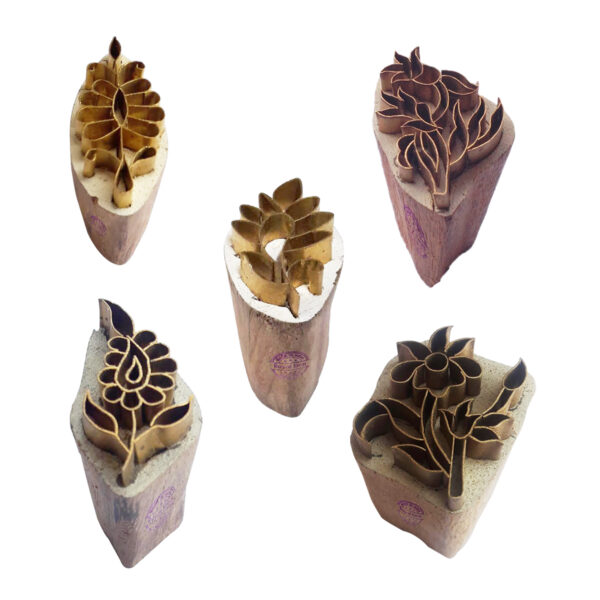 Floral Brass Stamps - Set