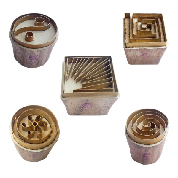 Round Brass Stamps - Set