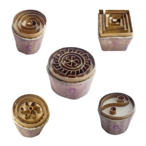 Round Brass Stamps - Set