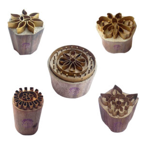 Floral Brass Stamps - Set