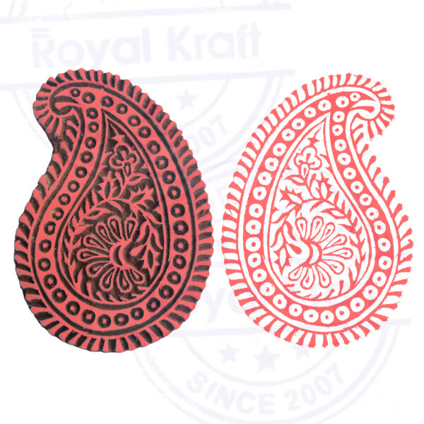 Paisley Wooden Stamps - Big