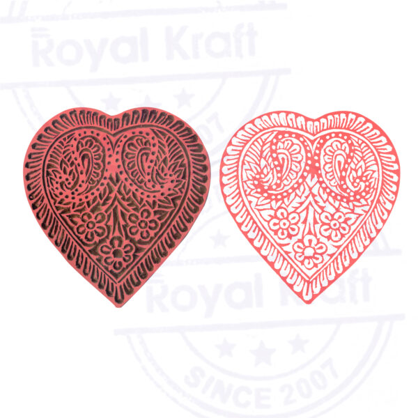 Heart Wooden Stamps - Big