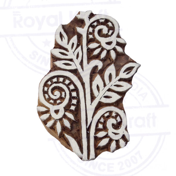 Floral Wooden Stamps - Single