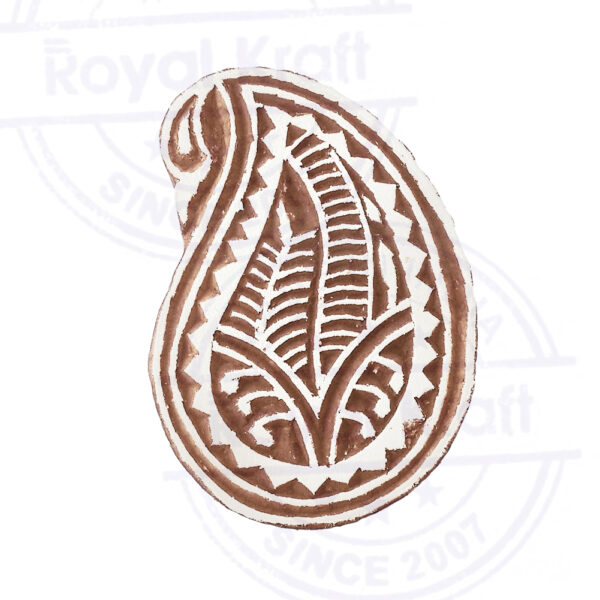 Paisley Wooden Stamps - Single