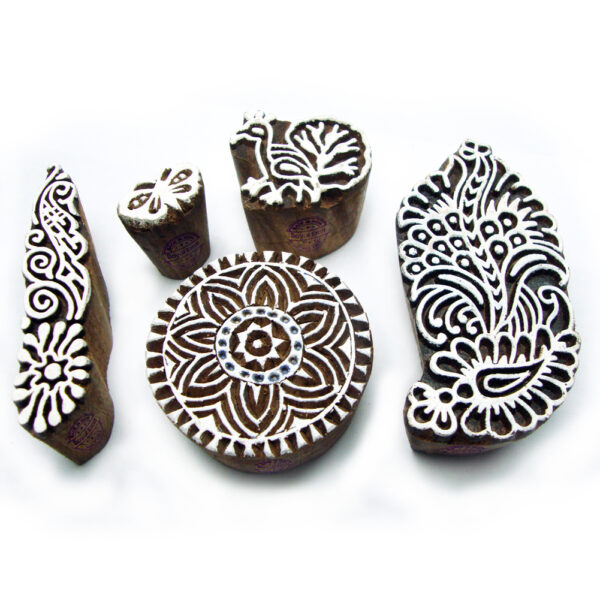 Assorted Wooden Stamps - Set