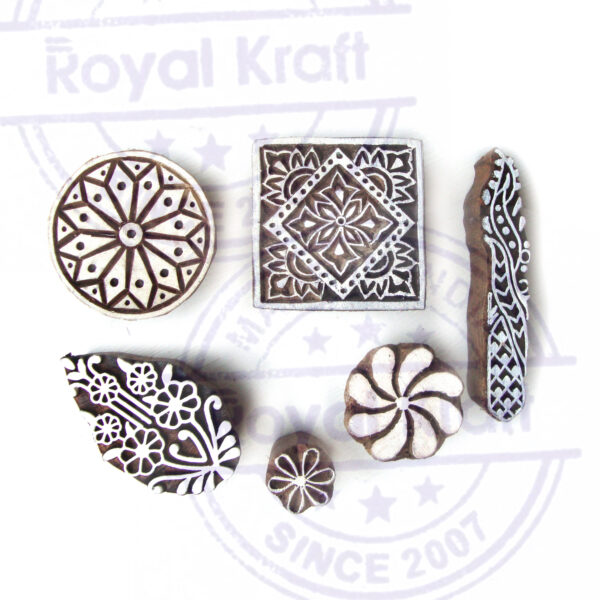 Round Wooden Stamps - Set