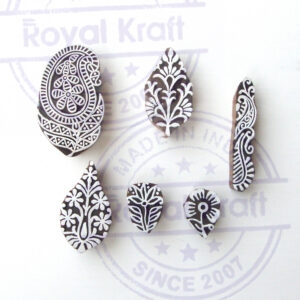 Paisley Wooden Stamps - Set