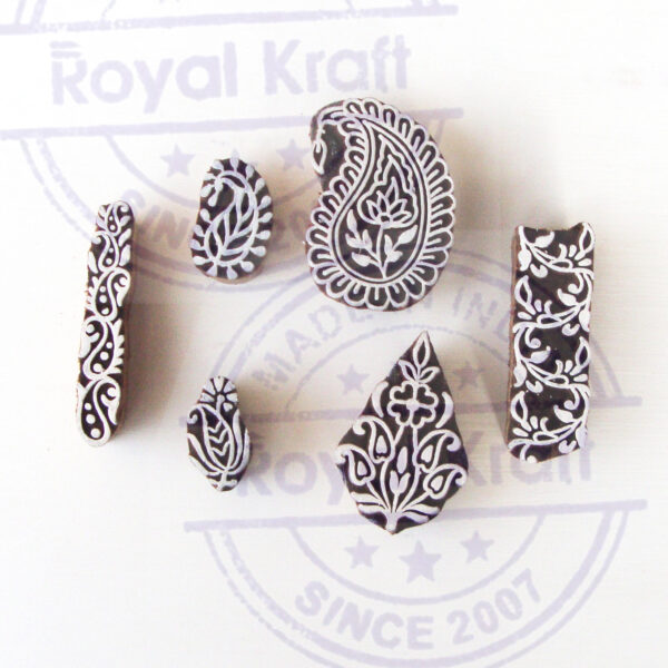 Paisley Wooden Stamps - Set