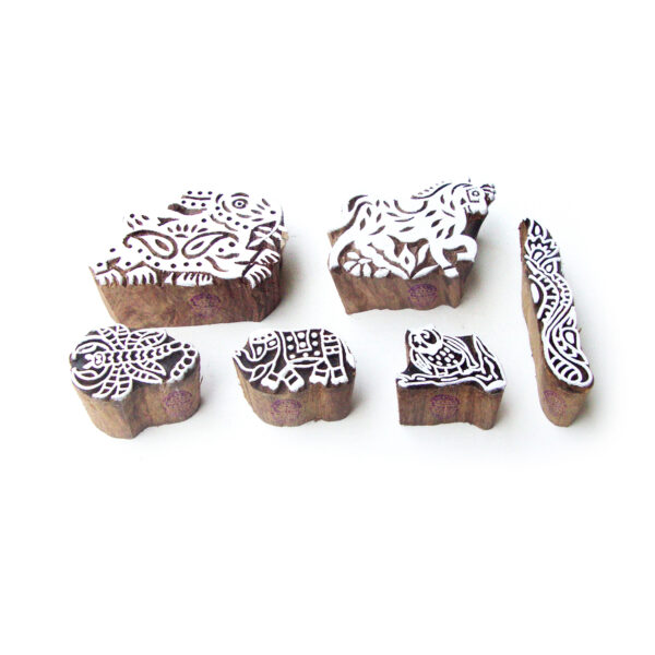 Animal Wooden Stamps - Set