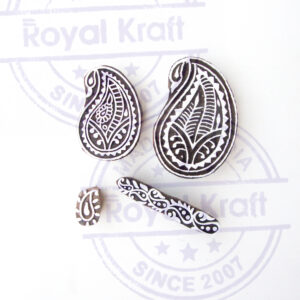 Paisley Wooden Stamps - Set
