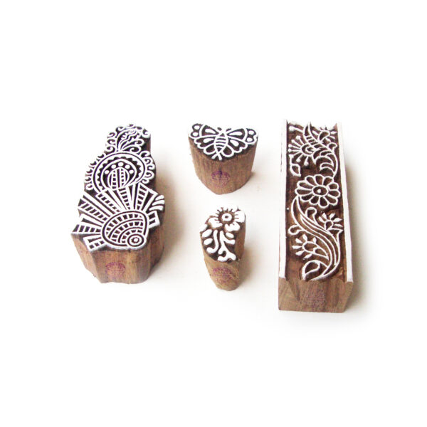 Indian Wooden Stamps - Set