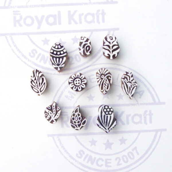 Small Wooden Stamps - Set