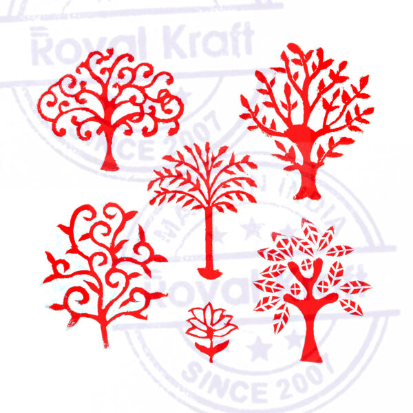 Tree Wooden Stamps - Set