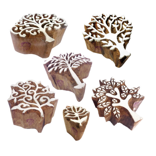 Tree Wooden Stamps - Set