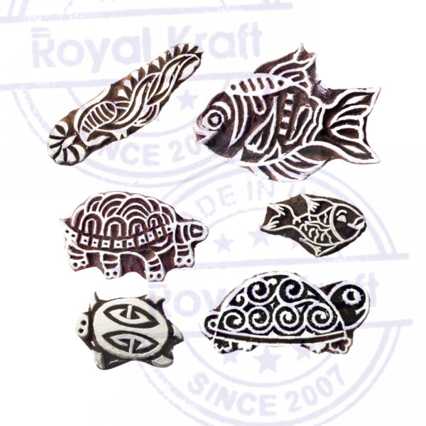 Animal Wooden Stamps - Set