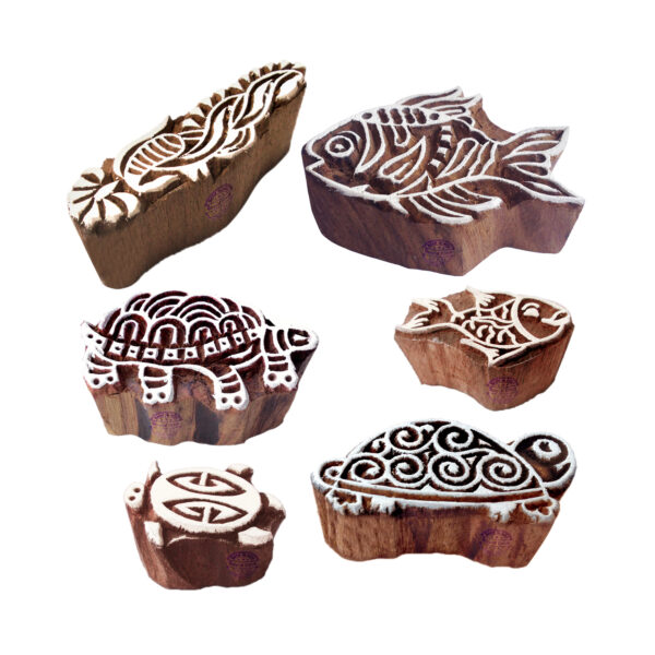 Animal Wooden Stamps - Set