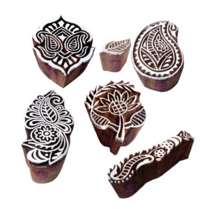 Paisley Wooden Stamps - Set