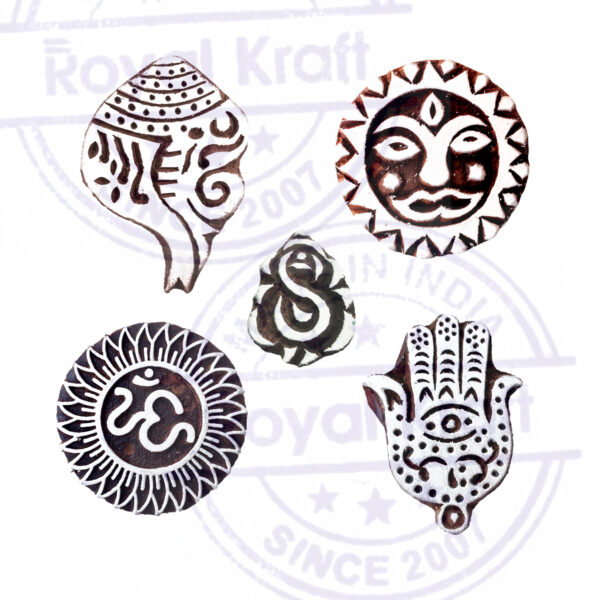 Religious Wooden Stamps - Set