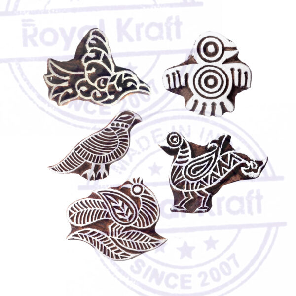 Animal Wooden Stamps - Set