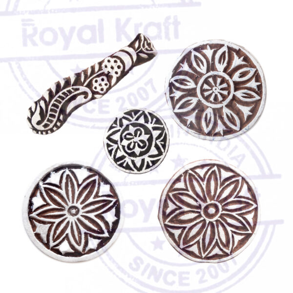 Round Wooden Stamps - Set