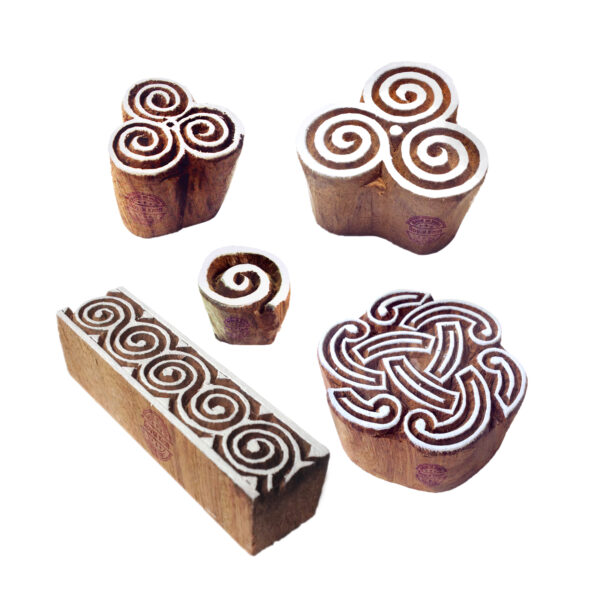 Round Wooden Stamps - Set