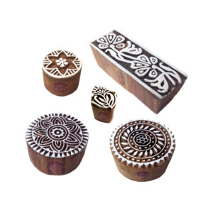 Round Wooden Stamps - Set