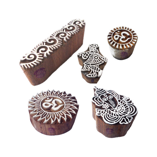 Religious Wooden Stamps - Set