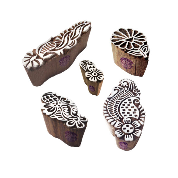 Paisley Wooden Stamps - Set