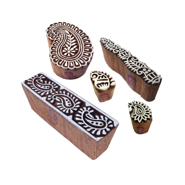 Paisley Wooden Stamps - Set