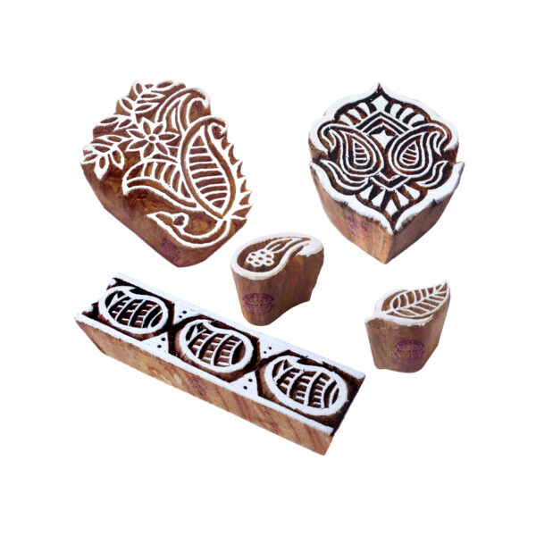 Paisley Wooden Stamps - Set