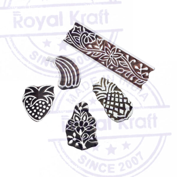 Fruit Wooden Stamps - Set