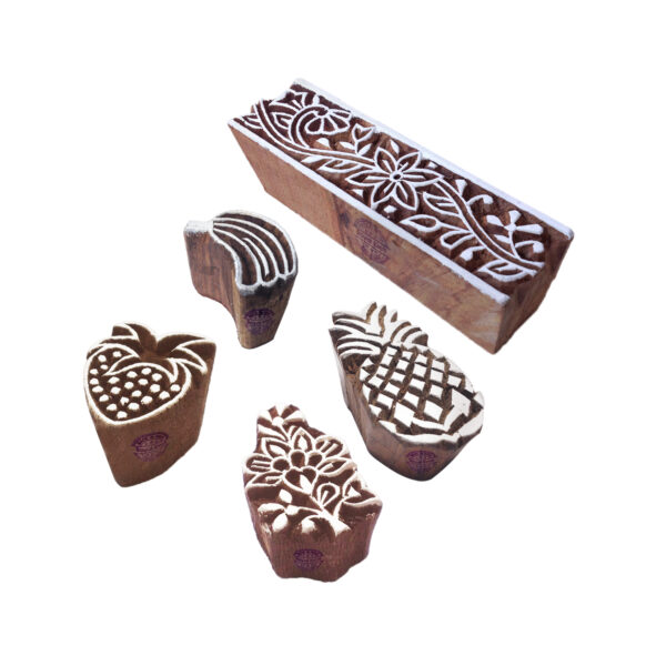 Fruit Wooden Stamps - Set