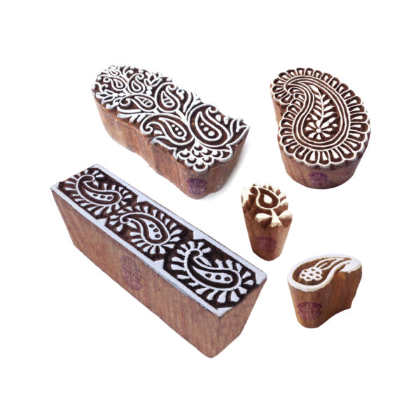 Paisley Wooden Stamps - Set