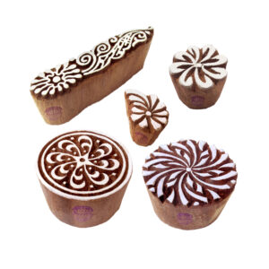 Round Wooden Stamps - Set