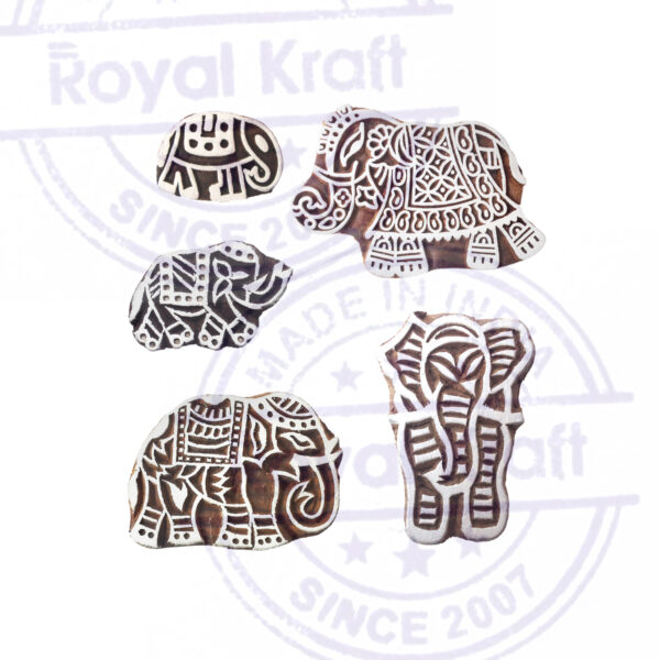 Animal Wooden Stamps - Set