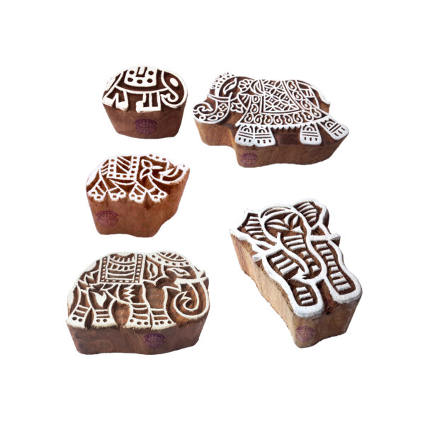 Animal Wooden Stamps - Set