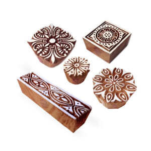 Square Wooden Stamps - Set