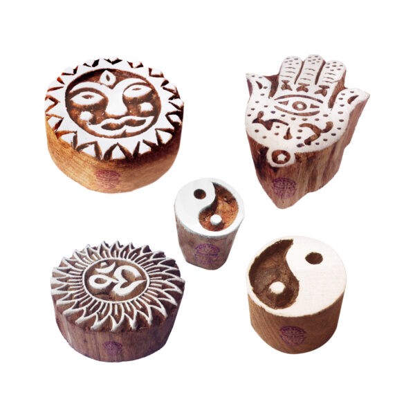 Religious Wooden Stamps - Set