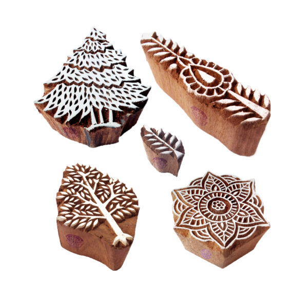 Tree Wooden Stamps - Set