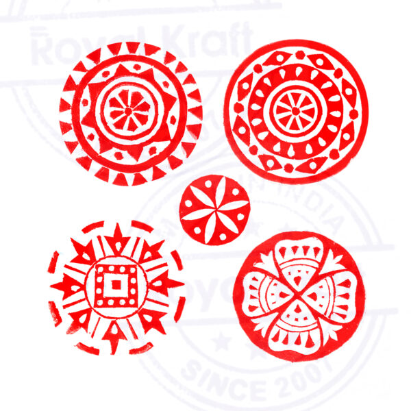 Round Wooden Stamps - Set