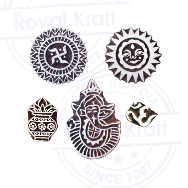 Religious Wooden Stamps - Set