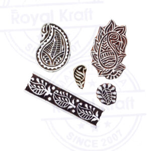 Paisley Wooden Stamps - Set